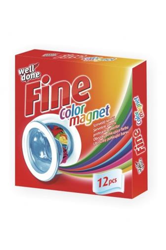 Well Done Fine Color magnet ubrousky pohlcující barvu 12ks