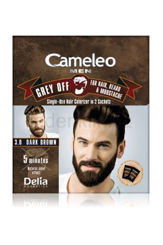 Cameleo men 5 min. tmavě hnědá barva na vlasy,vousy,knír 3.0