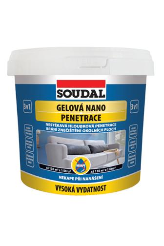 Soudal gelová nano penetrace 3v1 0,75 l