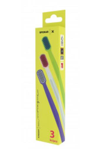 Spokar X ultrasoft 3429 zubní kartáček 3 ks 