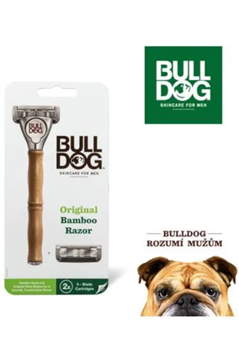 Bulldog Original bambusový holicí strojek + 2 náhradní hlavice
