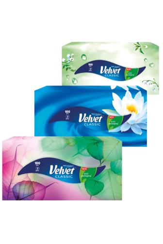 Velvet Classic Eco kapesníčky 2vrstvé 100ks