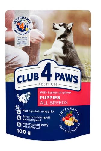 Club 4 Paws Puppy krůta v omáčce 100 g