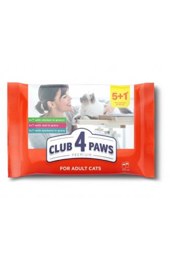 Club 4 Paws pro kočky 5+1 480g