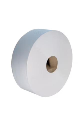 Jumbo toaletní papír 2vrstvý pr.19cm bílý 75% 180 m 6ks