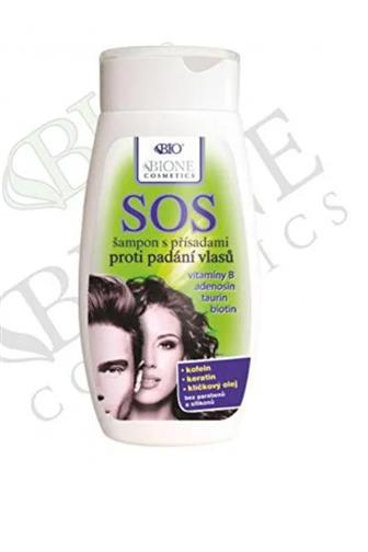 Bione Cosmetics SOS šampon proti padání vlasů 260 ml