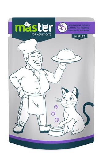 Master pro kočku s králičím 80 g