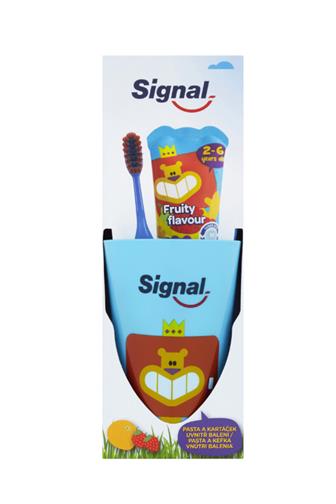 Signal Sada Signal zubní pasta/kartáček/kelímek 