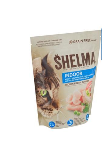 Shelma krmivo pro domácí kočky s krůtím 750 g