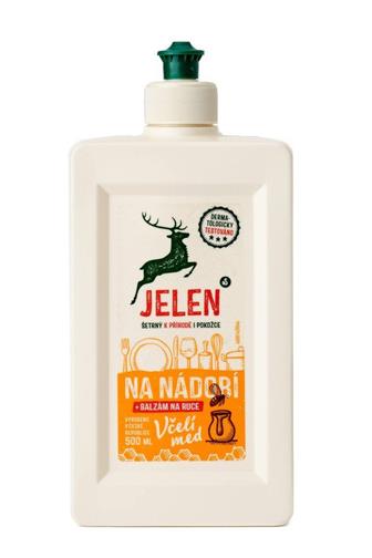 Jelen na nádobí včelí med 500 ml