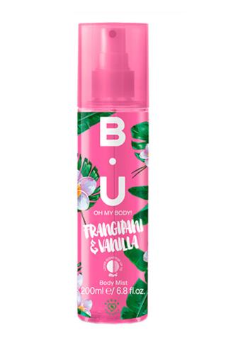B.U. Frangipani & Vanilla parfémovaný těl.sprej 200 ml