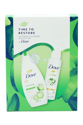 Dove kazeta Go Fresh cucumber sprchový gel 250 ml + deo sprej Antiperspirant 150 ml
