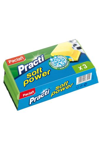 Paclan Soft power nepoškrábe/žádné bakterie 3 ks