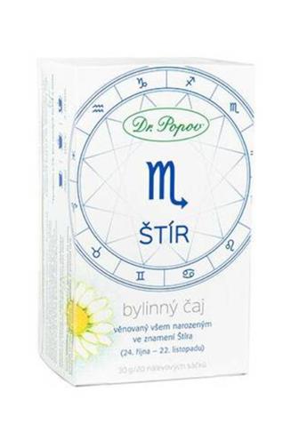 Dr.Popov bylinný čaj Štír 20 x 1,5 g