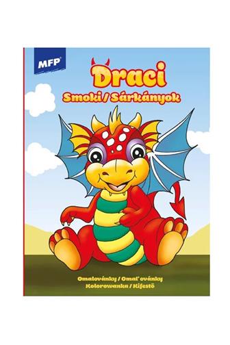 Omalovánky Draci A4