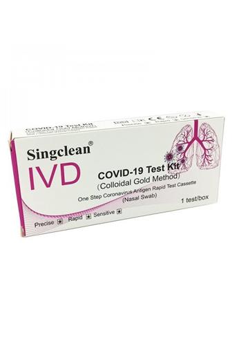 Singclean Covid - 19 test z nosohltanu a krku 1 ks