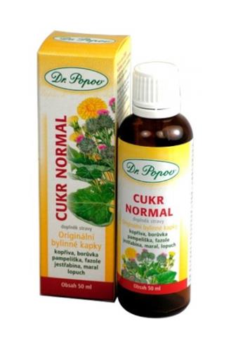 Dr.Popov cukr normal 50 ml