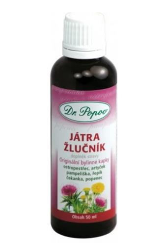 Dr.Popov játra - žlučník 50 ml