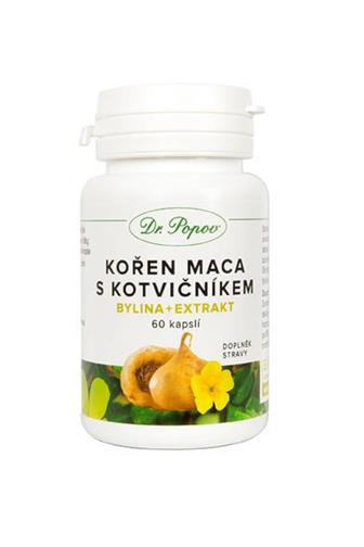 Dr.Popov kořen Maca s kotvičníkem 60 kapslí