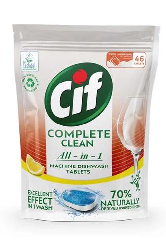 CIF All-in-1 Complete Clean Lemon tablety do myčky 46 ks