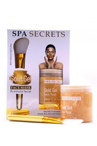 Spa Secrets sada Gold gel maska 140 ml + aplikátor