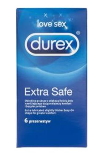 Durex Extra Safe Thicker 6ks