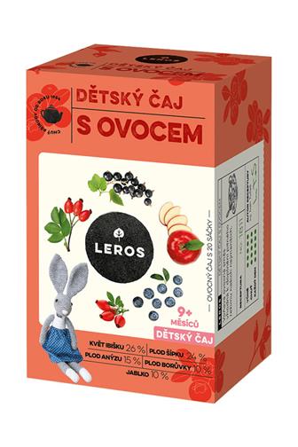 Leros dětský čaj s ovocem 20 x 2 g 