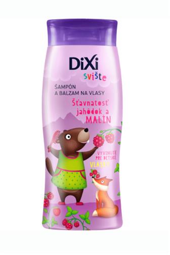 Dixi Sviště šampon+balzam s vůní jahod a malin 250 ml