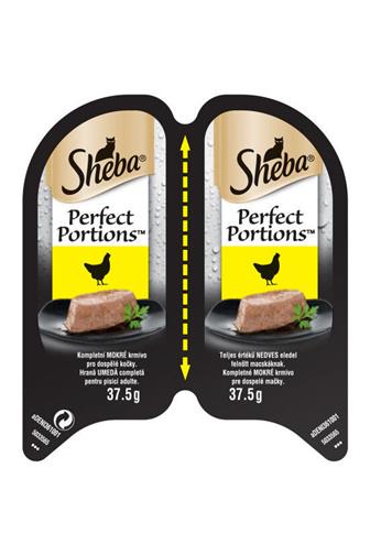 Sheba perfect portions kuřecí 3 x75 g