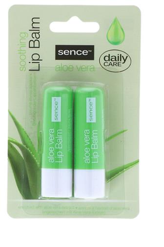 Sence Aloe Vera balzám na rty 2 x 4.3 g 