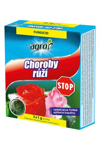 Agro Choroby růží Stop  3 x 1g