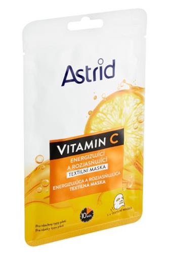 Astrid Vitamin C energizující a rozjasňující textilní maska 20 ml