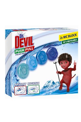 Dr. Devil Push Pull WC Polar Aqua 2 x 20 g