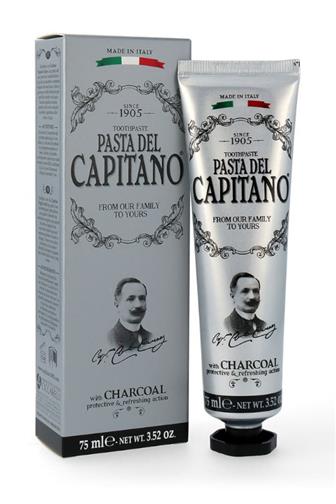 Pasta del Capitano 1905 Charcoal zubní pasta 75 ml