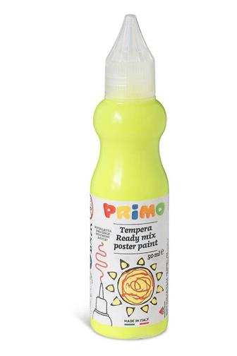 Primo temperová barva 3D Fluo Žlutá 50 ml