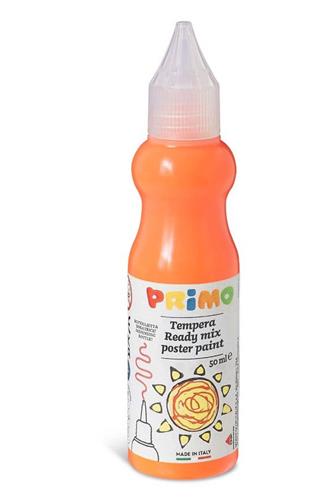 Primo temperová barva 3D Fluo Oranžová 50 ml