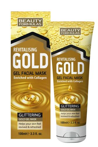 Beauty Formulas maska gelová Gold s kolagenem 100ml