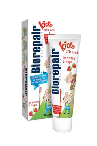 Biorepair Kids jahoda 0-6let zubní pasta 50 ml