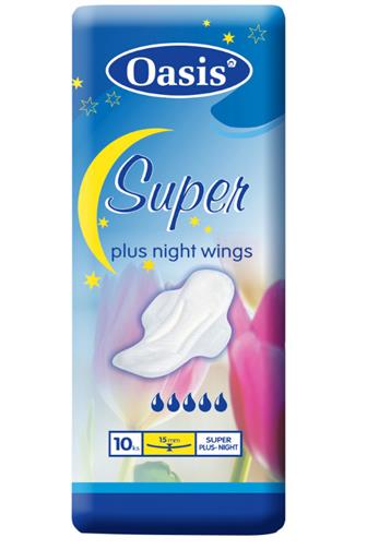 Oasis Super Plus night wings long 10 ks