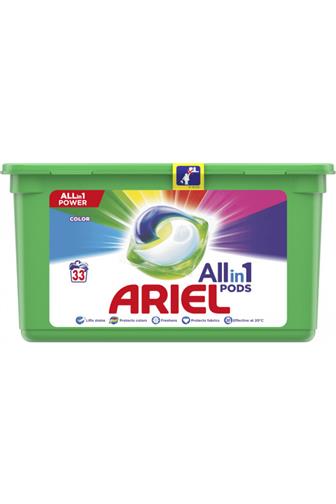 Ariel All in1 color gelové kapsle 33 ks