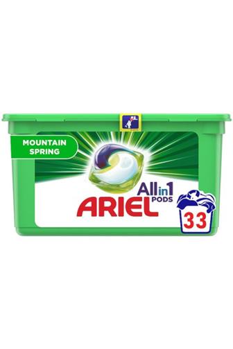 Ariel All in1 Mountain spring gelové kapsle 33 ks