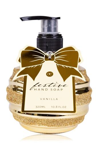 Tekuté mýdlo Festive white tea (zlaté) dávkovač 320ml
