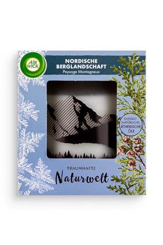 Air Wick Naturwell nordische svíčka vonná 216 g