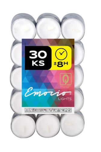 Čajová svíčka Emocio 8h. 30 ks