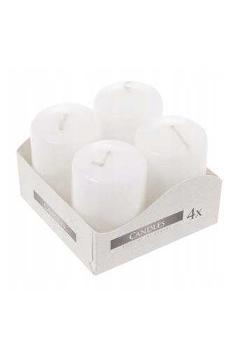 Bispol Svíčka advent 40/80 bílá 4 ks