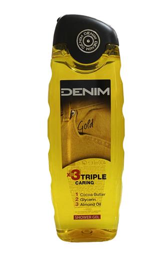 Denim 3v1 Gold Triple Caring sprchový gel 400 ml