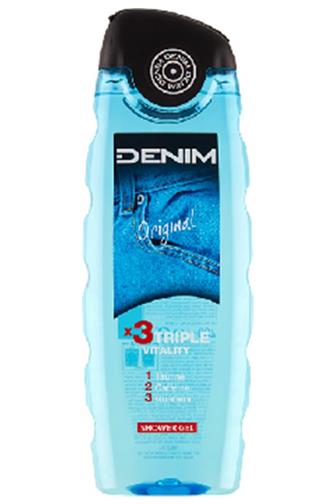 Denim 3v1 Original Triple Vitality sprchový gel 400 ml