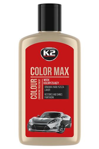 Color Max K2 červená leštěnka s voskem 250 ml