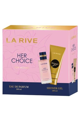 La Rive Her Choice woman EdP 100ml + sprchový gel 100 ml