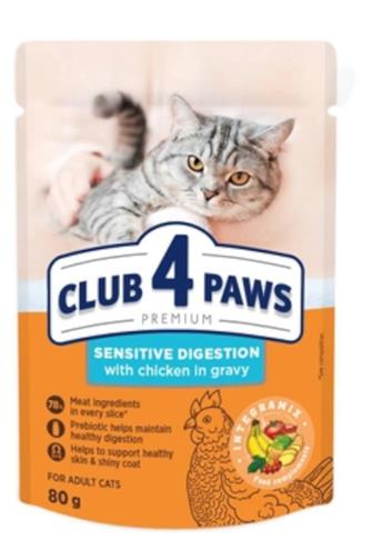 Club 4 Paws pro kočky sensitive kuřecí 80 g